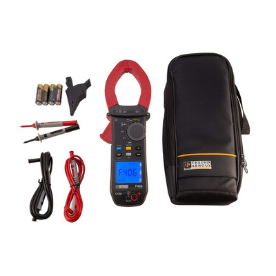 Chauvin Arnoux F406 Clamp Meter, 1500A dc, Max Current 1000A ac CAT III 1500V