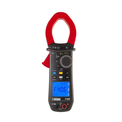 Chauvin Arnoux F406 Clamp Meter, 1500A dc, Max Current 1000A ac CAT III 1500V