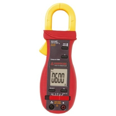Amprobe ACD-10 PLUS Clamp Meter, Max Current 600A ac CAT III 600V