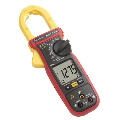 Beha-Amprobe AMP 320 Clamp Meter, 600A dc, Max Current 600A ac CAT III 600V With RS Calibration