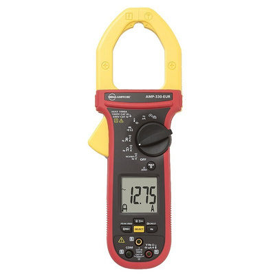 Beha-Amprobe AMP 330 Clamp Meter, 1000A dc, Max Current 1000A ac CAT III 1000V With UKAS Calibration