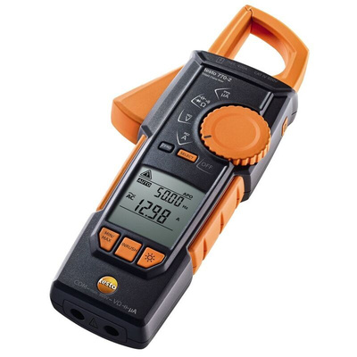 Testo 770-2 Clamp Meter, 400A dc, Max Current 400A ac CAT III 1000V