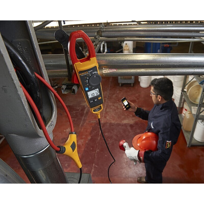 Fluke 376 FC Clamp Meter Bluetooth, 999.9A dc, Max Current 2.5 (Probe) kA ac CAT III 1000 V, CAT IV 600 V