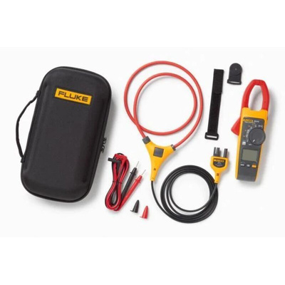 Fluke 376 FC Clamp Meter Bluetooth, 999.9A dc, Max Current 2.5 (Probe) kA ac CAT III 1000 V, CAT IV 600 V