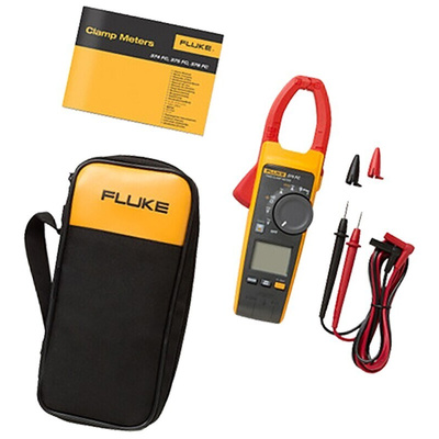 Fluke 374 FC Clamp Meter Bluetooth, 600A dc, Max Current 600A ac CAT III 1000V With RS Calibration