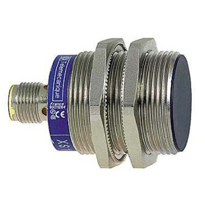 Telemecanique Sensors Inductive Barrel-Style Proximity Sensor, M30 x 1.5, 10 mm Detection, PNP Output, 12 → 24 V