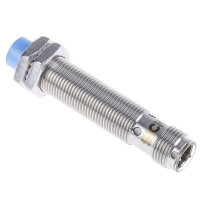 Sick Inductive Barrel-Style Proximity Sensor, M12 x 1, 8 mm Detection, PNP Output, 10 → 30 V dc, IP68, IP69K