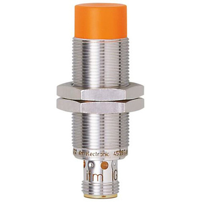 ifm electronic Inductive Barrel-Style Proximity Sensor, M18 x 1, 13 mm Detection, PNP & NPN Output, 10 → 30 V