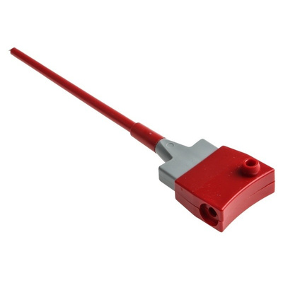 Hirschmann Test & Measurement 4A Red Grabber Clip, 60V dc Rating - 4mm Tip Size, 4mm Probe Socket Size