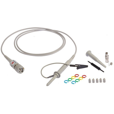 RS PRO Oscilloscope Probe, Probe Type: Passive 150MHz 10:1