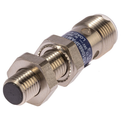 Telemecanique Sensors Inductive Barrel-Style Proximity Sensor, M8 x 1, 2.5 mm Detection, PNP Output, 12 → 24 V