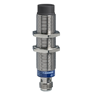 Telemecanique Sensors Inductive Barrel-Style Proximity Sensor, M18 x 1, 12 mm Detection, PNP Output, 12 → 48 V