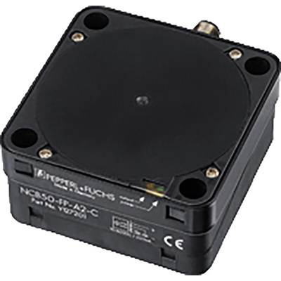 Pepperl + Fuchs Inductive Block-Style Proximity Sensor, 50 mm Detection, PNP Output, 10 → 60 V dc, IP68