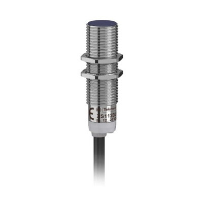 Telemecanique Sensors Inductive Barrel-Style Proximity Sensor, M12 x 1, 4 mm Detection, NPN Output, 10 → 36 V