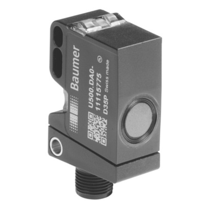 Baumer Ultrasonic Block-Style Proximity Sensor, 70 → 1000 mm Detection, 12 → 30 V dc, IP67