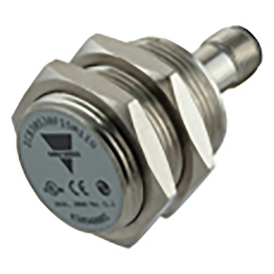 Carlo Gavazzi Inductive Barrel-Style Proximity Sensor, M30 x 1.5, 15 mm Detection, PNP & NPN IO-LINK Output, 10