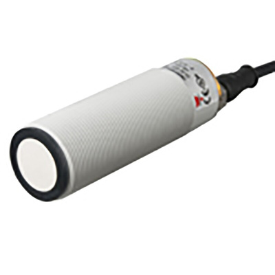 Carlo Gavazzi Ultrasonic Barrel-Style Proximity Sensor, M30 x 1.5, 250 → 3500 mm Detection, PNP Output, 30 V,