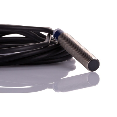 Telemecanique Sensors XS Series Inductive Barrel-Style Proximity Sensor, M8 x 1, 1.5 mm Detection, PNP Output, 10