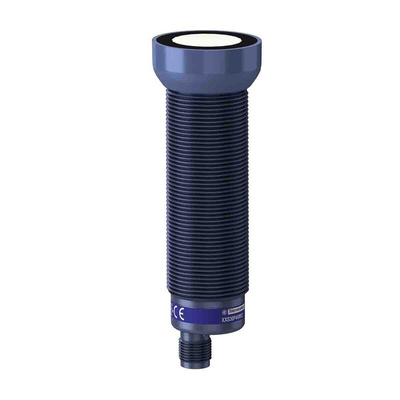 Telemecanique Sensors Ultrasonic Barrel-Style Proximity Sensor, M12 x 1, 420 → 4000 mm Detection, 0 → 10