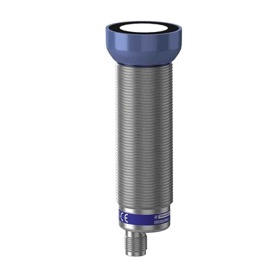 Telemecanique Sensors Ultrasonic Barrel-Style Proximity Sensor, M12 x 1, 420 → 4000 mm Detection, PNP Output,