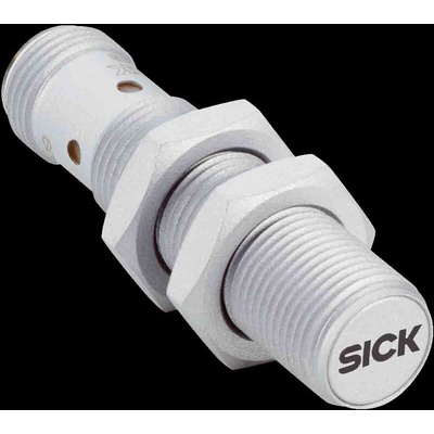 Sick Inductive Barrel-Style Proximity Sensor, M12 x 1, 4 mm Detection, PNP Output, 10 → 30 V, IP68