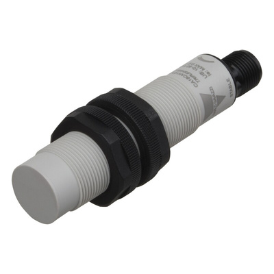 Carlo Gavazzi Capacitive Barrel-Style Proximity Sensor, M18 x 1, 12 mm Detection, PNP Output, 10 → 40 V, IP67,