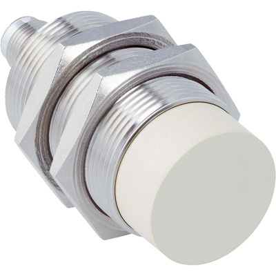Sick Inductive Barrel-Style Proximity Sensor, M30 x 1.5, 20 mm Detection, PNP Normally Open Output, 10 → 30 V,