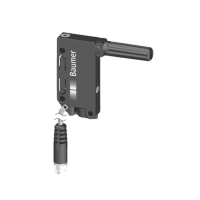 Baumer UNDK Series Ultrasonic Block-Style Measuring Sensor, 150 mm Detection, Voltage Output, IP67