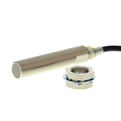 Omron Barrel-Style Inductive Proximity Sensor, M12 x 1, 2 mm Detection, NO Output, 24 → 240 V, IP67