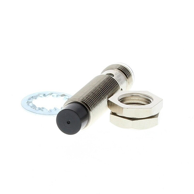 Omron Inductive Barrel-Style Proximity Sensor, M12 x 1, 5 mm Detection, PNP Output, 24 V, IP67
