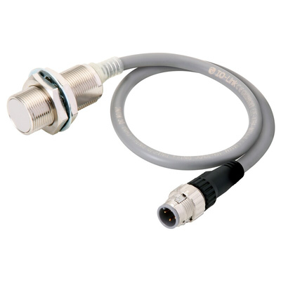 Omron Inductive Barrel-Style Proximity Sensor, M18 x 1, 7 mm Detection, 12 → 24 V dc, IP67