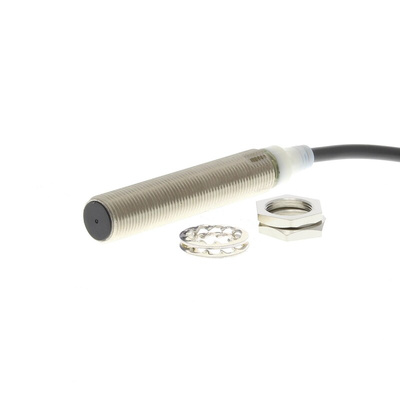 Omron Barrel-Style Inductive Proximity Sensor, M12 x 1, 5 mm Detection, PNP Output, 12 → 24 V dc, IP67