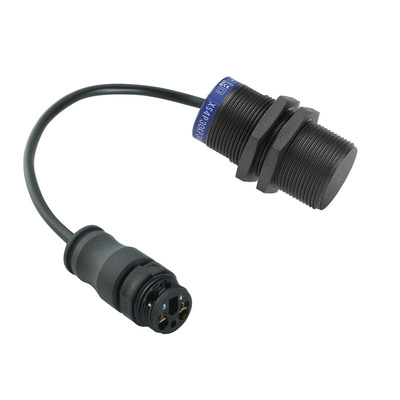 Telemecanique Sensors Inductive Barrel-Style Proximity Sensor, M30 x 1.5, 15 mm Detection, PNP Output, 12 → 48