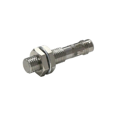 Omron Inductive Barrel-Style Inductive Proximity Sensor, M8 x 1, 2 mm Detection, PNP Output