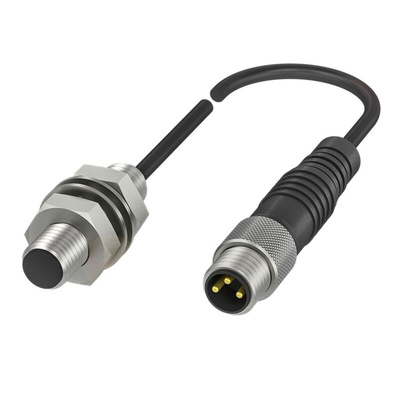 BALLUFF BES Series Inductive Barrel-Style Inductive Proximity Sensor, M8 x 1, 2mm Detection, PNP Output, 10 → 30