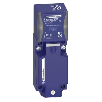 Telemecanique Sensors Inductive Block-Style Inductive Proximity Sensor, 40 mm Detection, PNP Output, 48 V