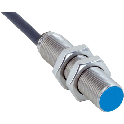 Sick IMS12 Series Inductive Barrel-Style Inductive Proximity Sensor, M12 x 1, 4 mm Detection, NPN Output, 60 V dc,