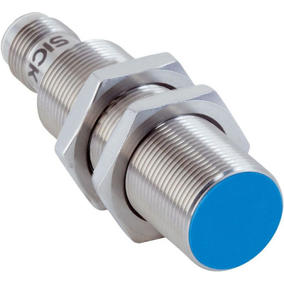 Sick IMS Series Inductive Barrel-Style Inductive Proximity Sensor, M18 x 1, 8 mm Detection, PNP Output, 10 → 30