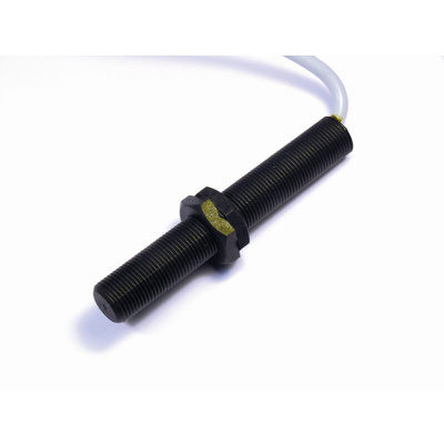 Celduc PCA Series Proximity Barrel-Style Magnetic Proximity Sensor, M12 x 1, 250 V, IP67