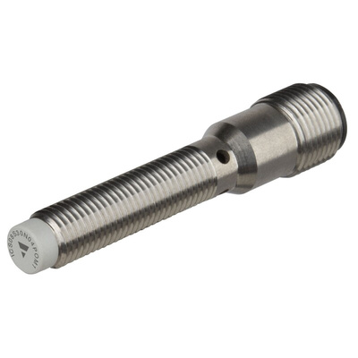 Carlo Gavazzi ICS08 Series Inductive Barrel-Style Inductive Proximity Sensor, M8 x 1, 4 mm Detection, PNP Output, 10
