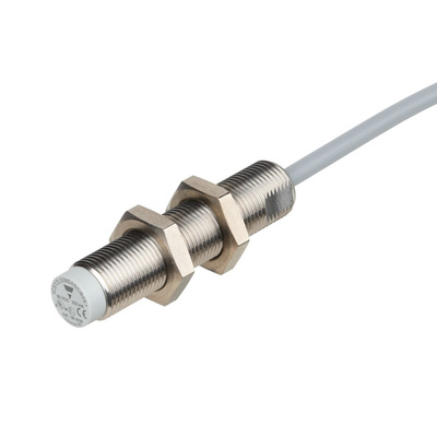 Carlo Gavazzi ICS12 Series Inductive Barrel-Style Inductive Proximity Sensor, M12 x 1, 8 mm Detection, NPN Output, 8