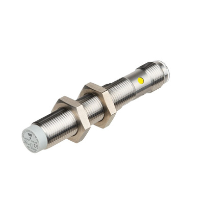 Carlo Gavazzi ICS12 Series Inductive Barrel-Style Inductive Proximity Sensor, M12 x 1, 8 mm Detection, PNP Output, 8