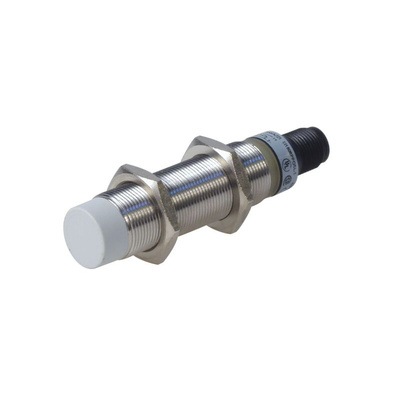 Carlo Gavazzi EI18 Series Inductive Barrel-Style Inductive Proximity Sensor, M18 x 1, 8 mm Detection, PNP Output, 10