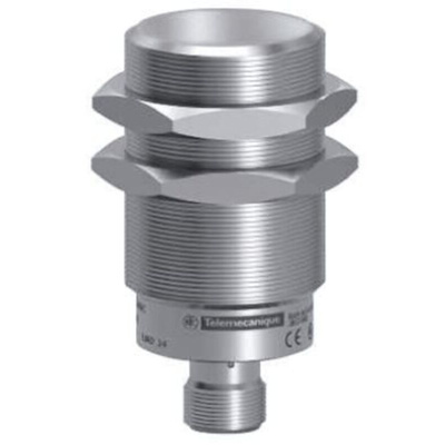 Telemecanique Sensors Inductive Barrel-Style Proximity Sensor, M30 x 1.5, 20 mm Detection, PNP Output, 12 → 24 V