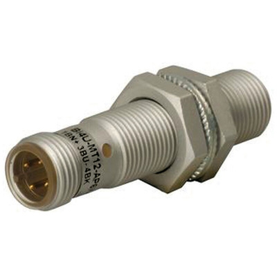 Turck Inductive Barrel-Style Proximity Sensor, M12 x 1, 4 mm Detection, PNP Output, 10 → 30 V dc, IP69K