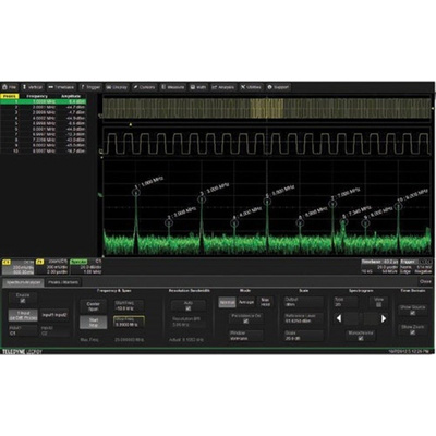 Teledyne LeCroy Oscilloscope Module Spectrum Analyser WS10-SPECTRUM, For Use With WS10 Series
