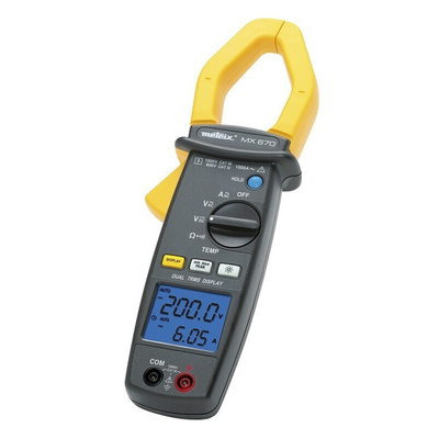 Metrix MX670 Clamp Meter, Max Current 1000A ac CAT III 1000V