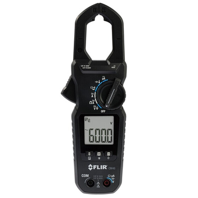 FLIR CM4X Clamp Meter, 400A dc, Max Current 400A ac CAT III 600V