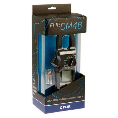 FLIR CM4X Clamp Meter, 60A dc, Max Current 400A ac CAT III 600V With RS Calibration