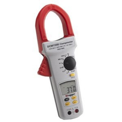 Megger DCM1500 Clamp Meter, 1500A dc, Max Current 1500A ac CAT IV With RS Calibration